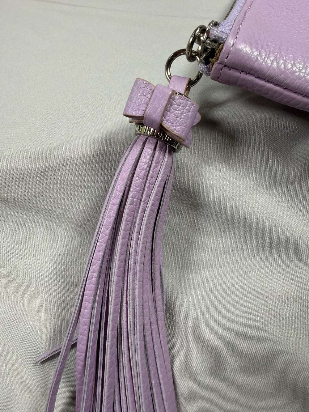 NWT My Flat In London Tell Me Yr Secrets Pouch Wristlet Lavender - Picture 10 of 14